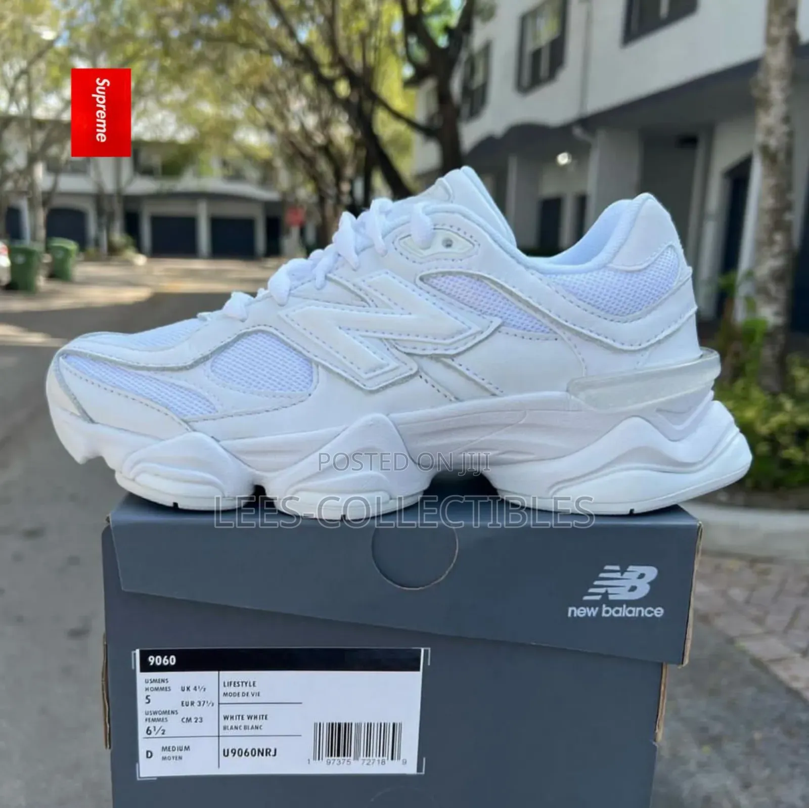 Original White New Balance 9060 Sneakers