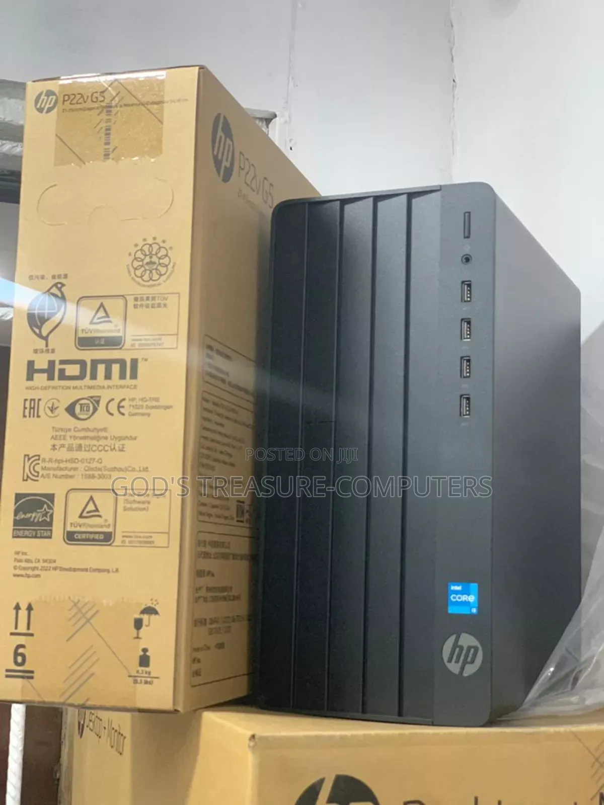 New Desktop Computer HP 290 G4 8GB Intel Core i3 HDD 500GB