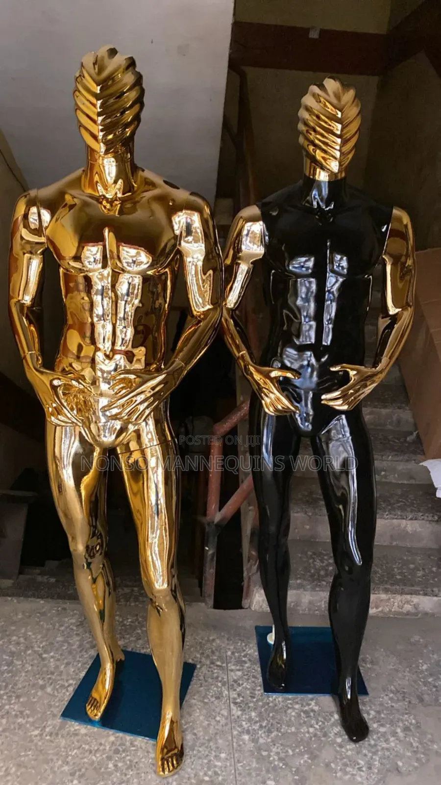 High Quality Male Chrome Mannequins