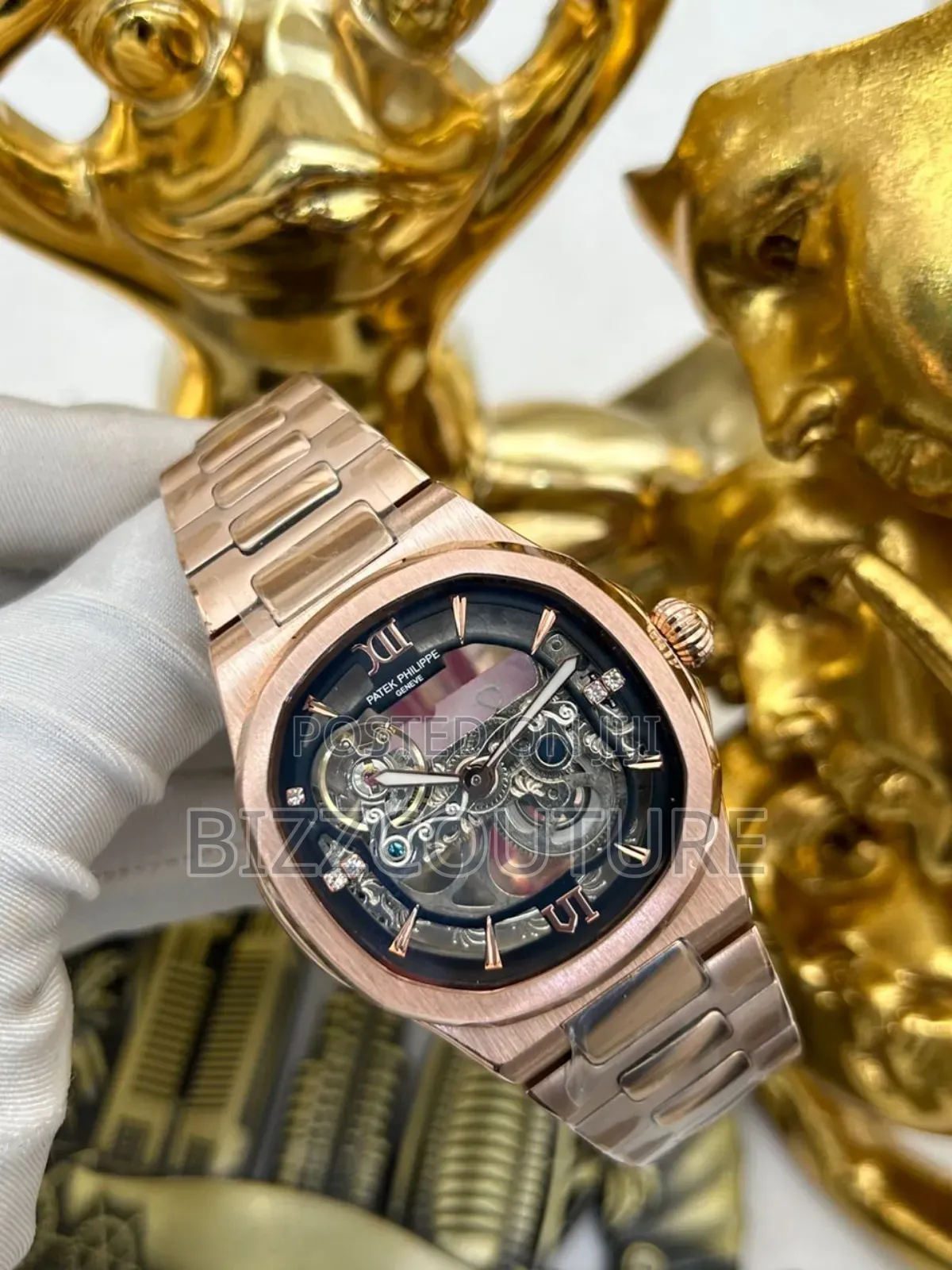 Original Patek Philippe Gold Stainless Steel Watch in Store