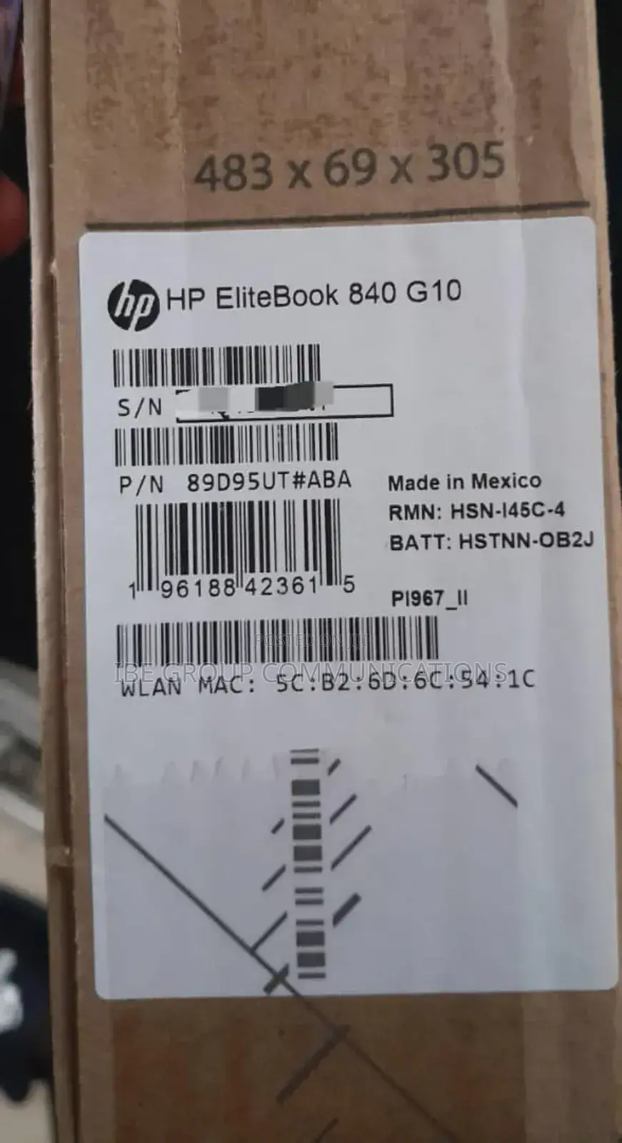 New Laptop HP EliteBook 840 10 16GB Intel Core I7 SSD 512GB