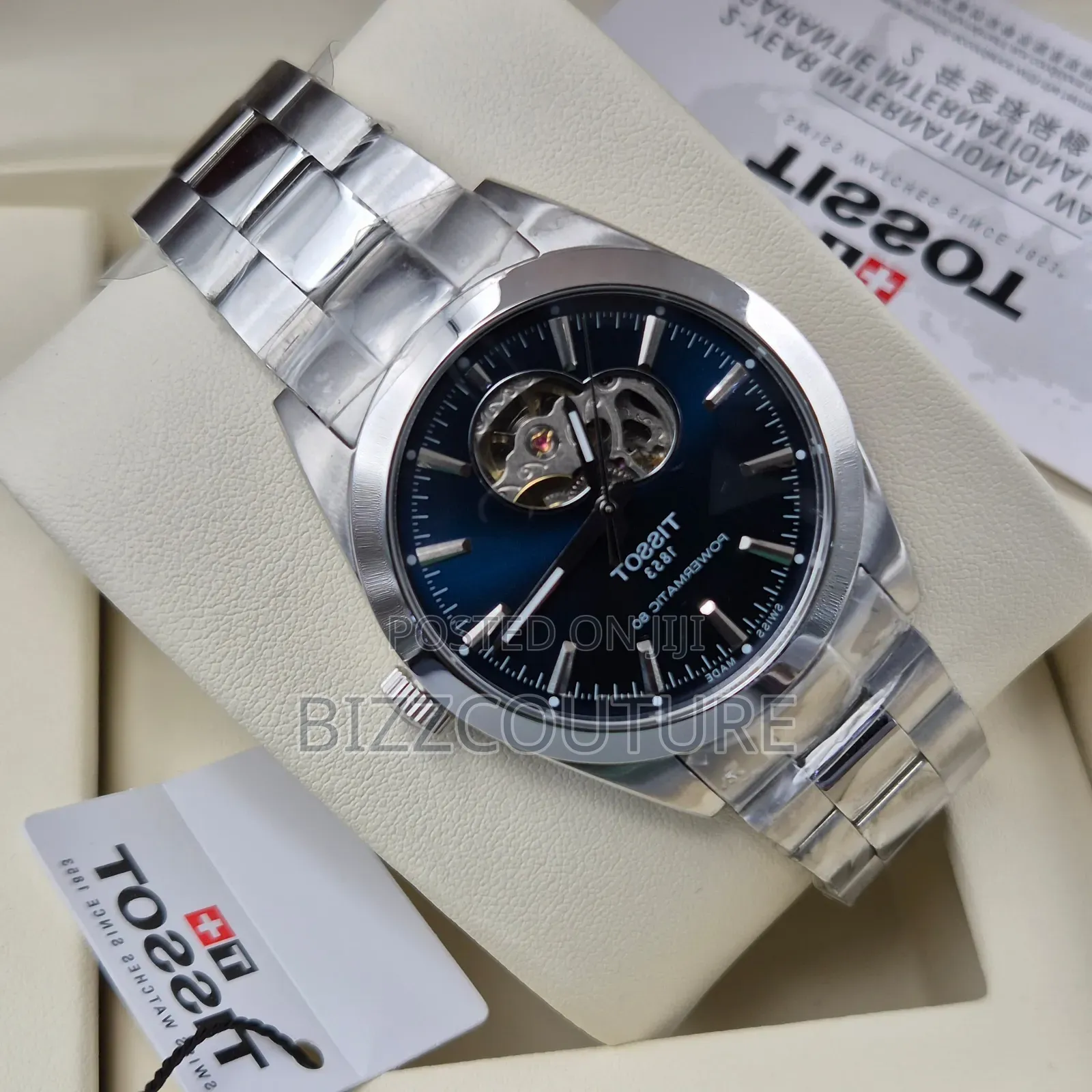 Original Tissot Silver Stainless Steel Watch Is Available.
