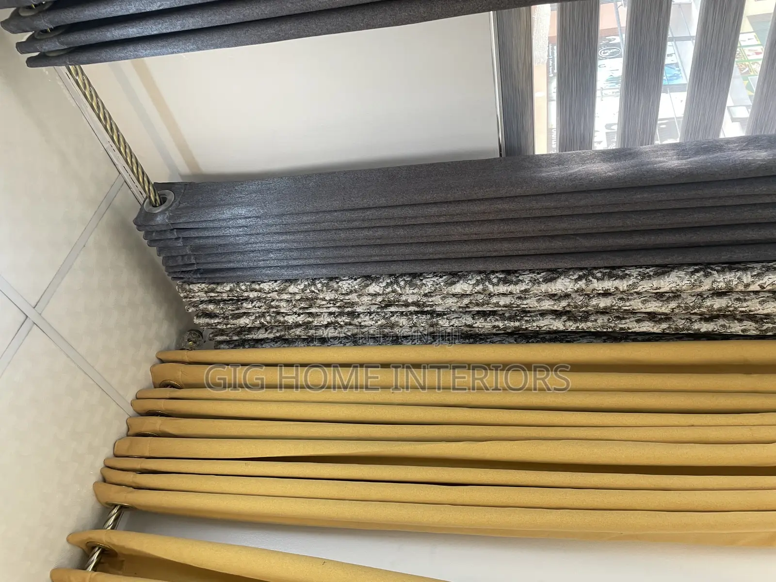 Luxury Turkish Curtains Gold
