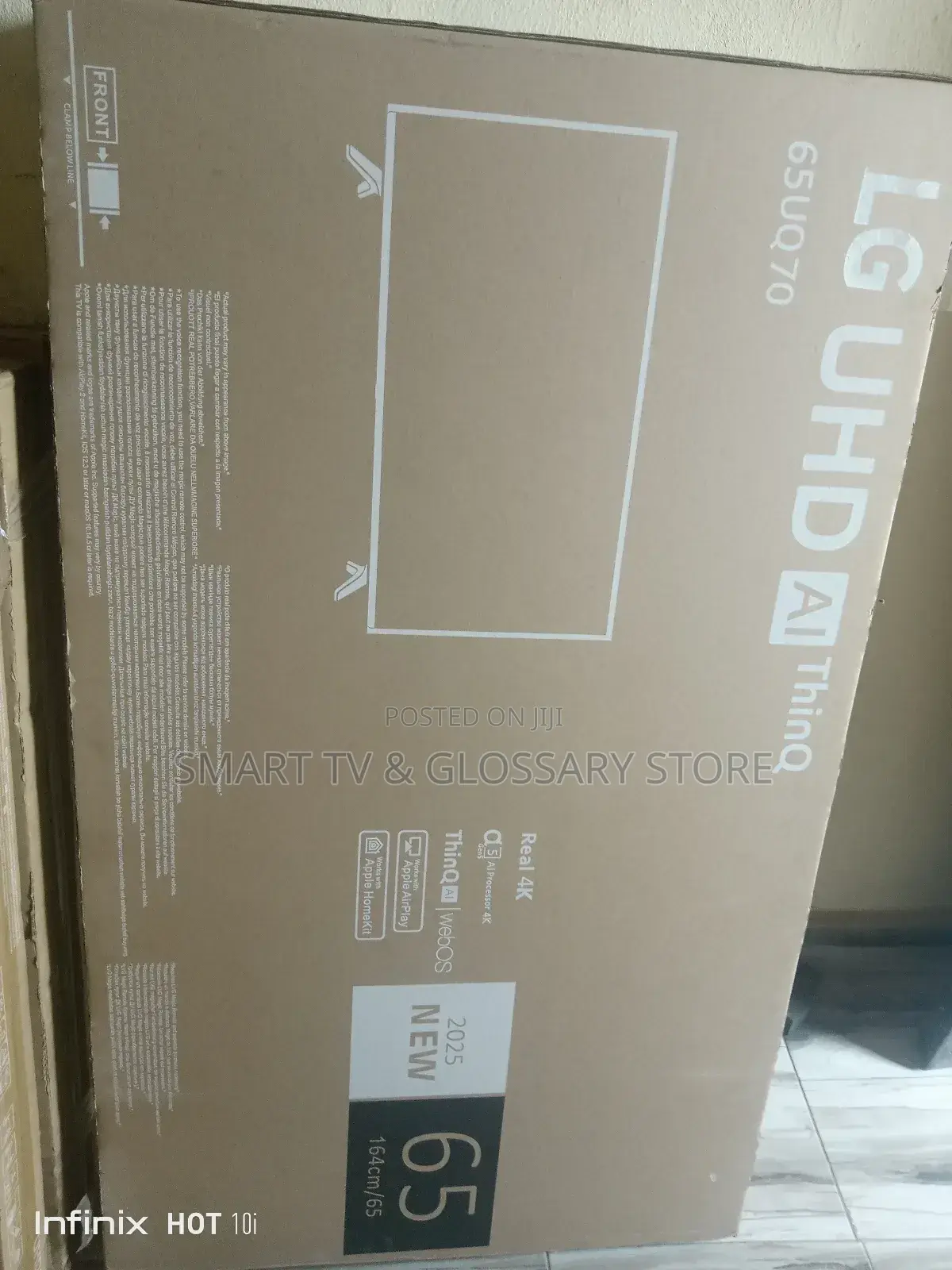 65 Inches With Features and Facebook# Internet#