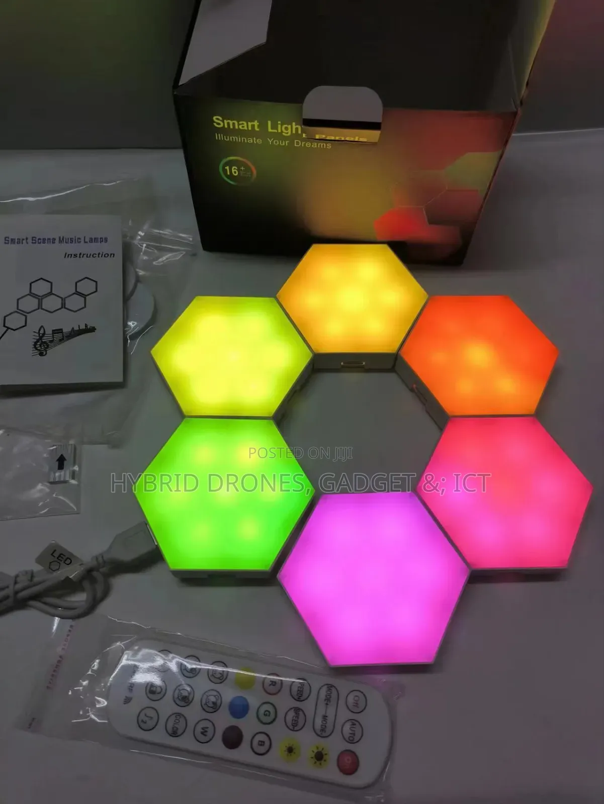 Hexagon Wall Smart Light For Room Display