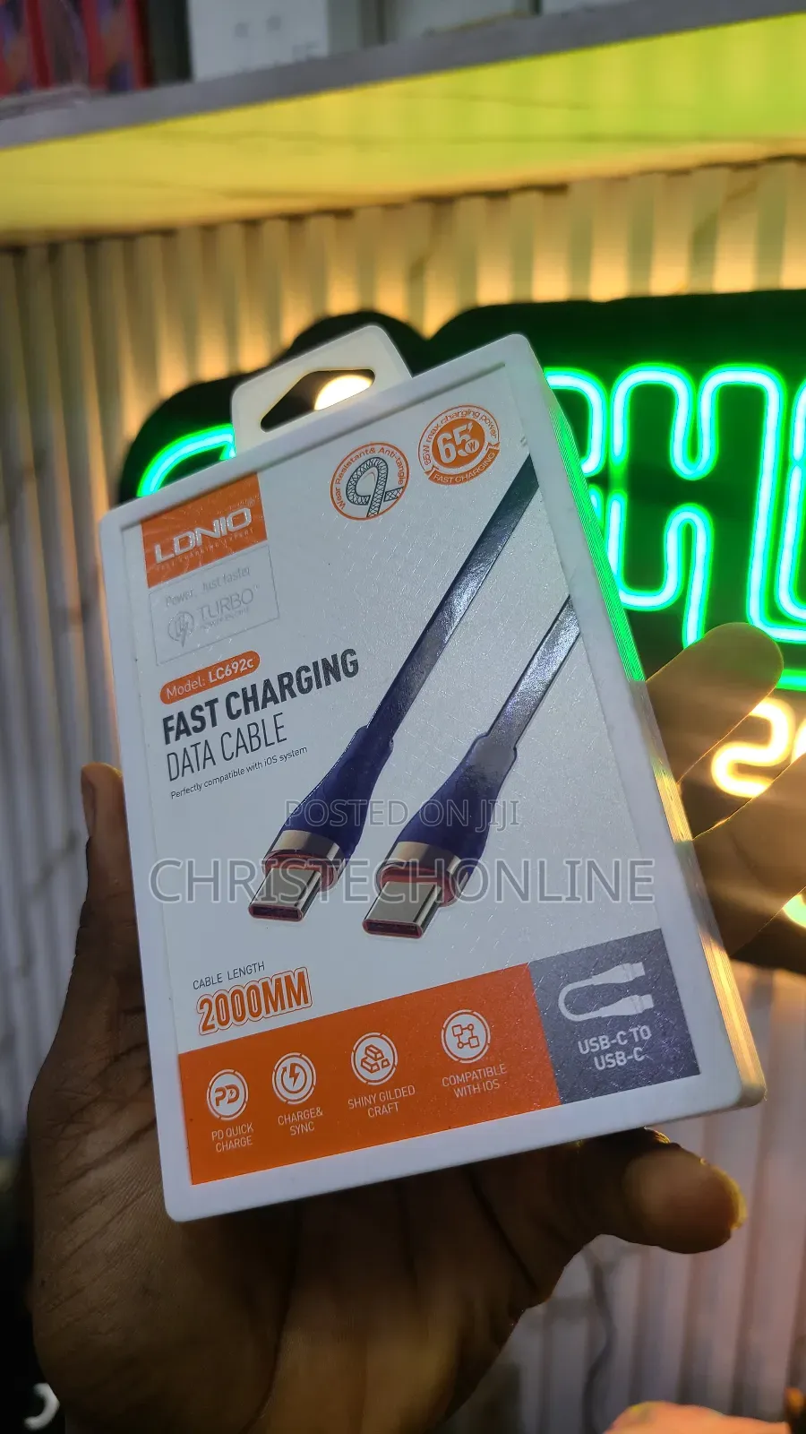 Ldnio 2000mm Type C Cable
