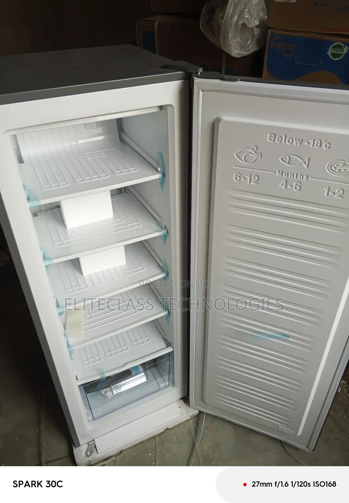 Fast Freezing Skyrun Upright Freezer 180 Liters