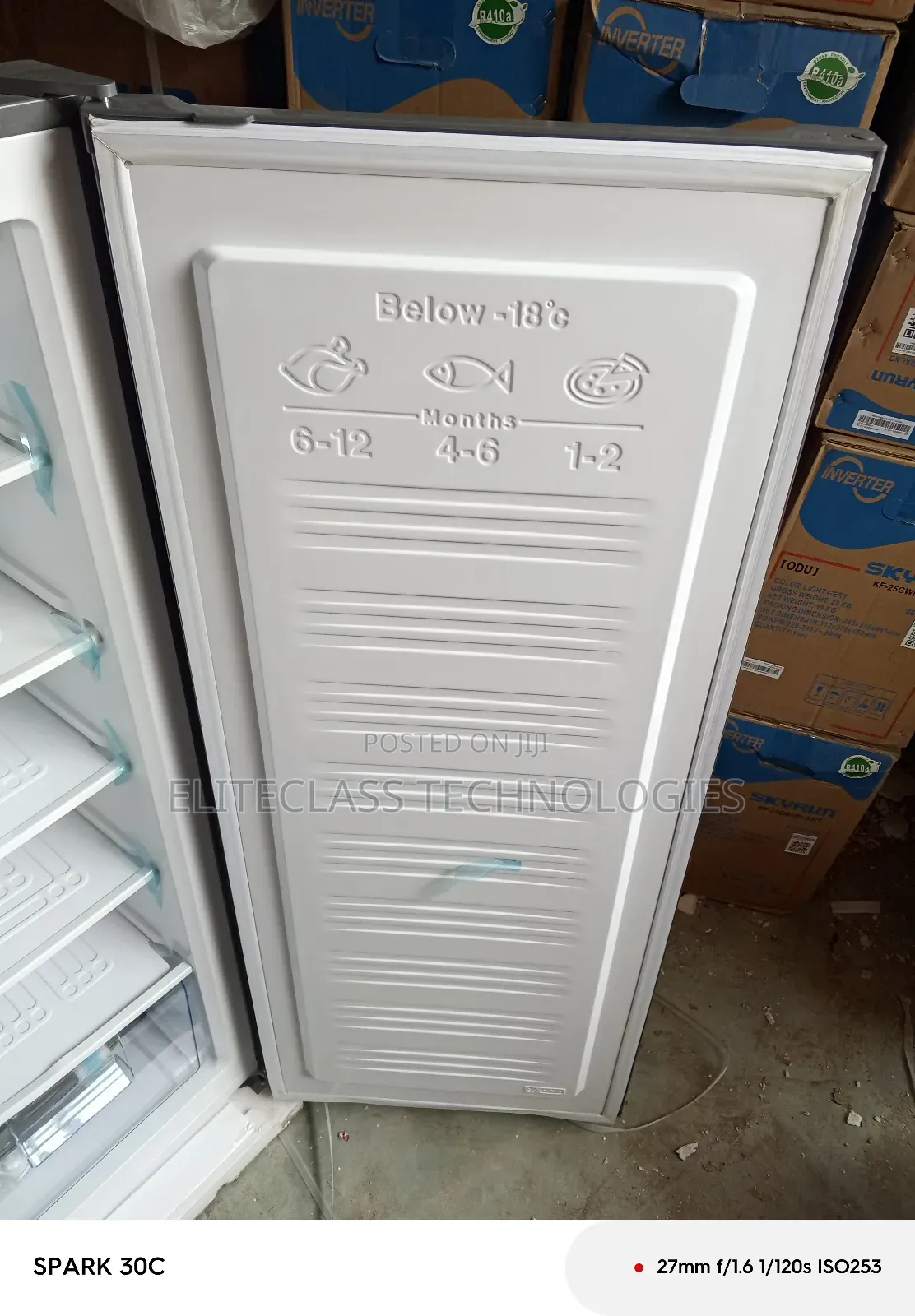 Fast Freezing Skyrun Upright Freezer 180 Liters