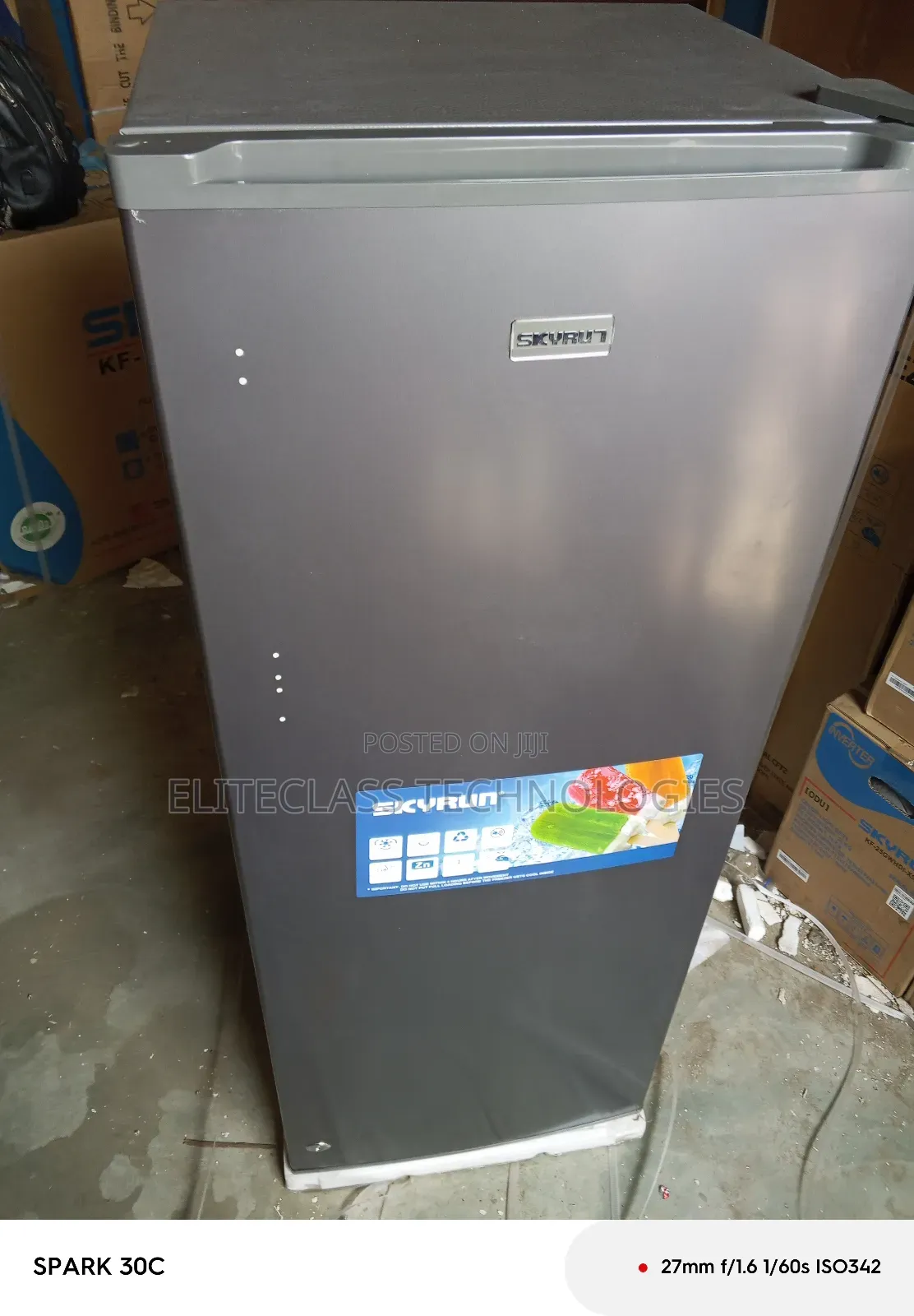 Fast Freezing Skyrun Upright Freezer 180 Liters