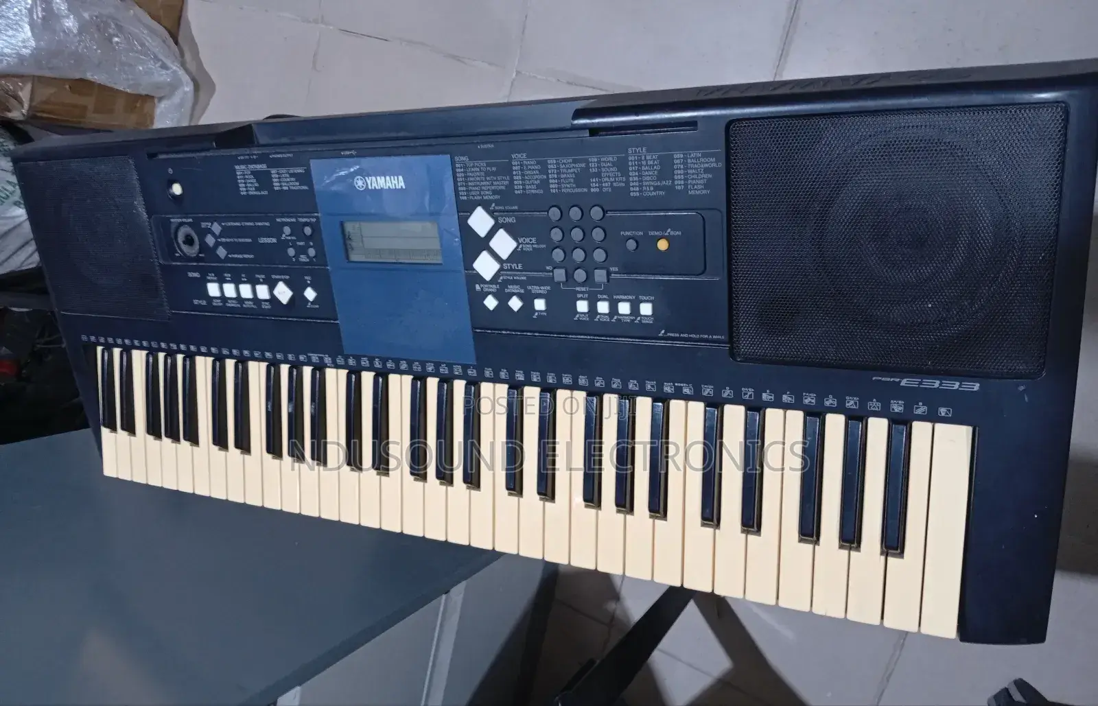 Uk Used Yamaha PSR-E333