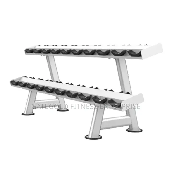 2-Tier 10 Pair Dumbbell Rack U2077