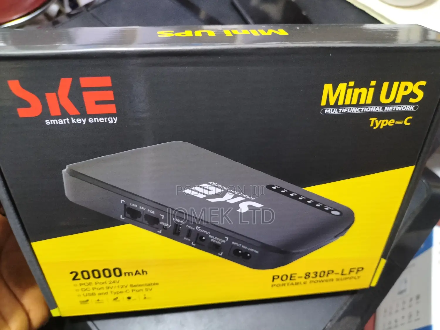 20,000ske Poe- Mini Dc Ups Poe Router for Wifi Router CCTV