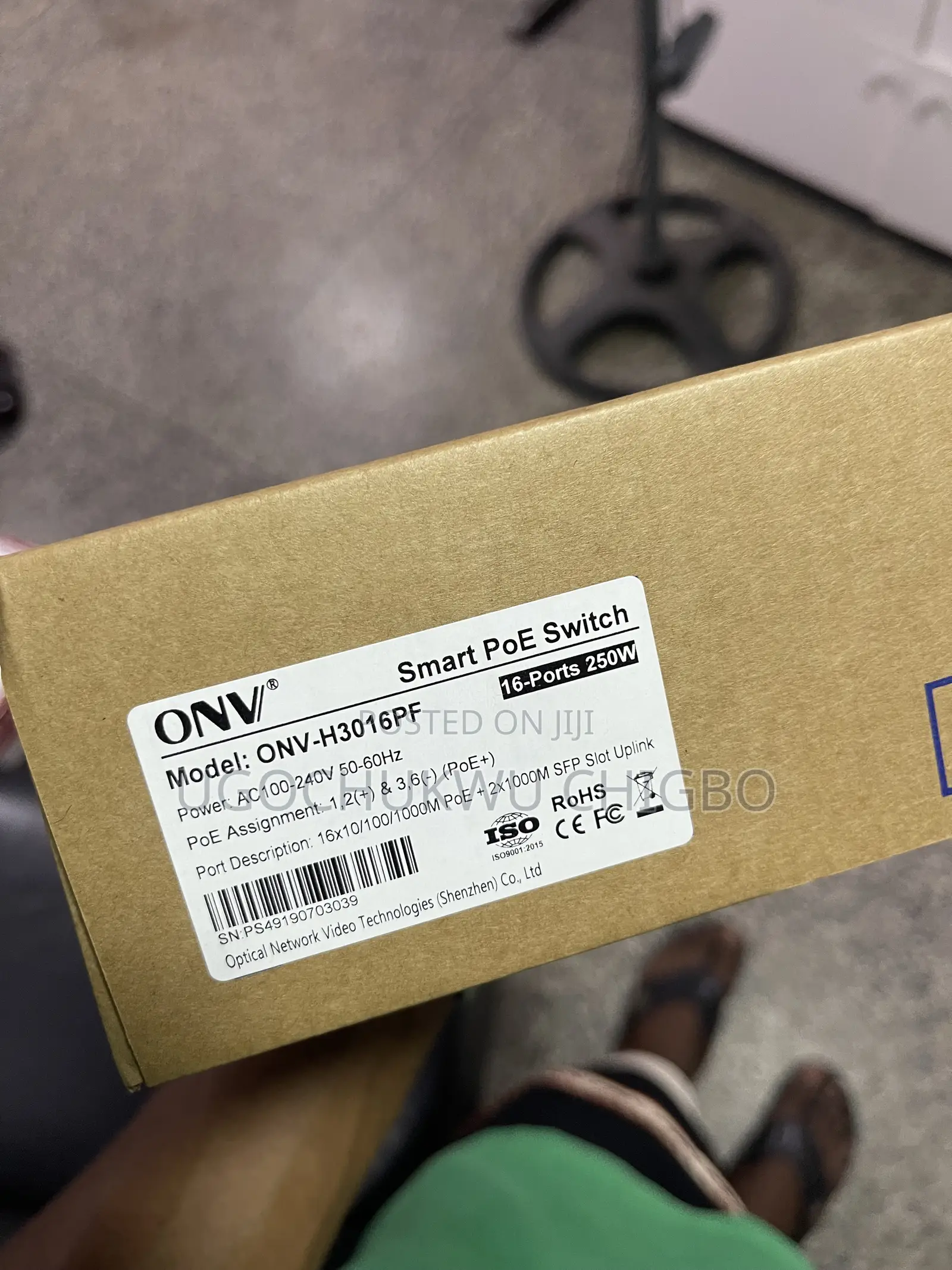 16 Port Onv Smart Poe Switch