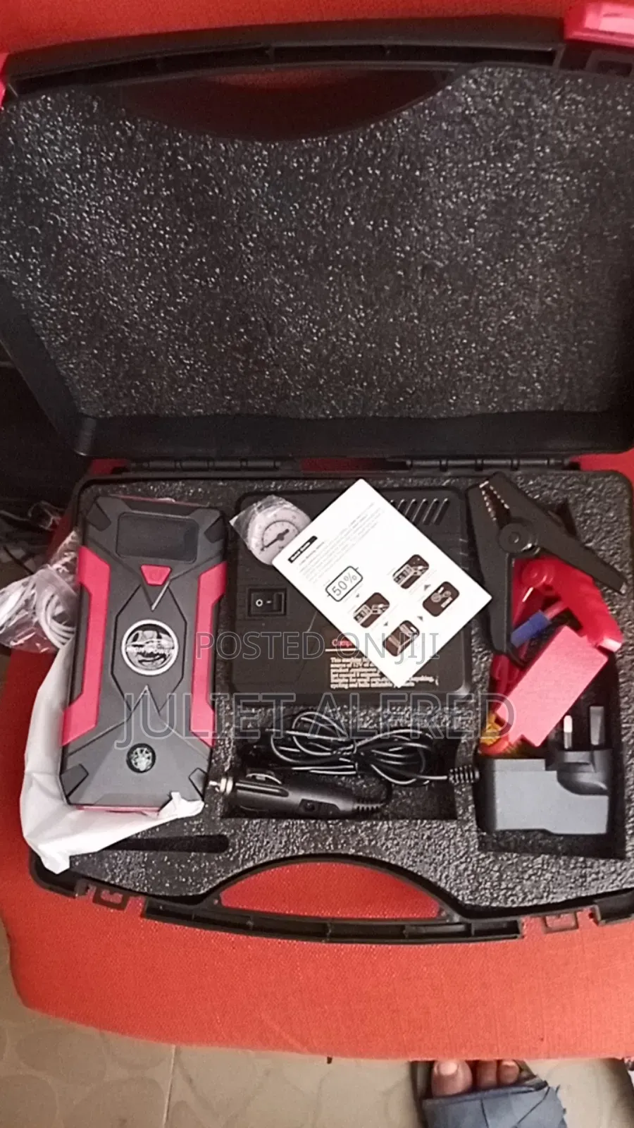 Car Jump Starter Kit With Power Bank