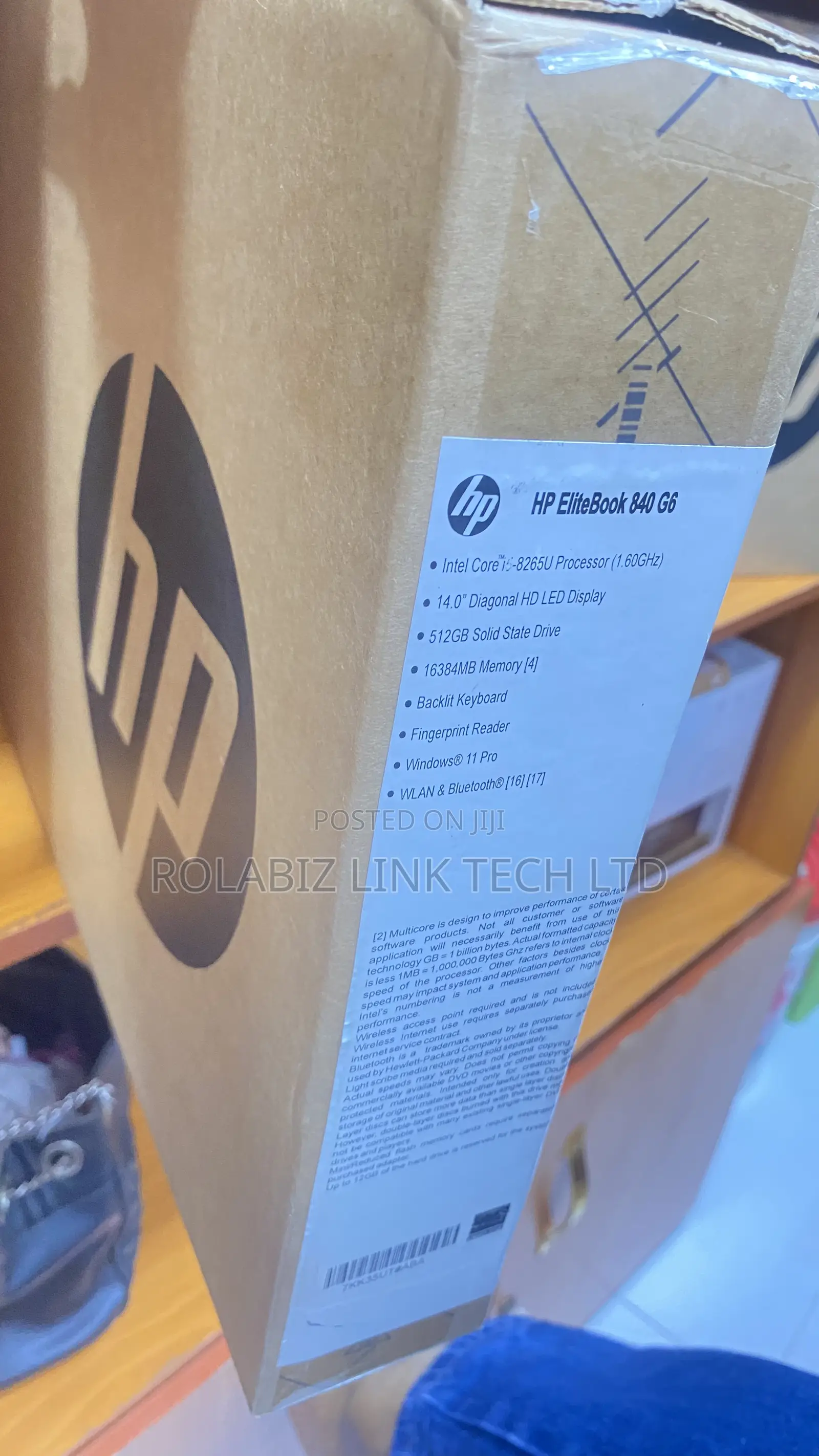 New Laptop HP EliteBook 840 G6 16GB Intel Core I5 SSD 512GB