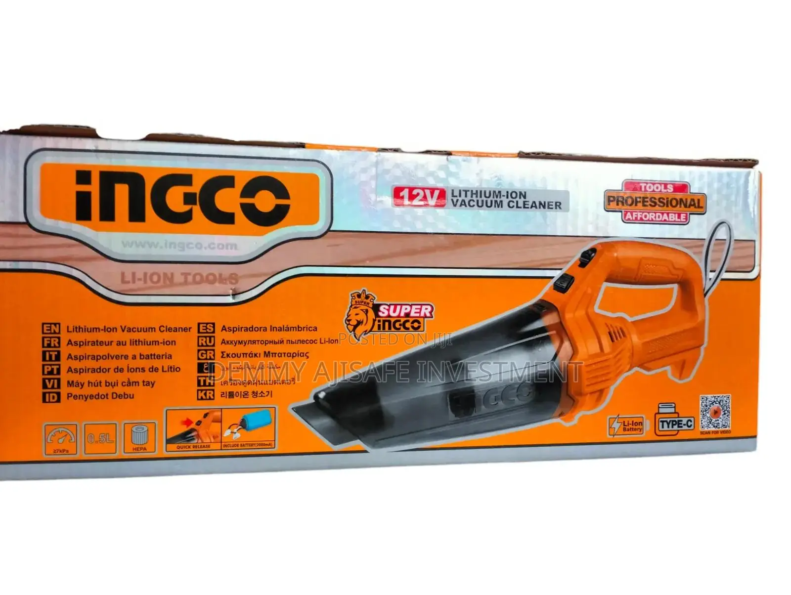 Cordless Vacuum Cleaner 12v