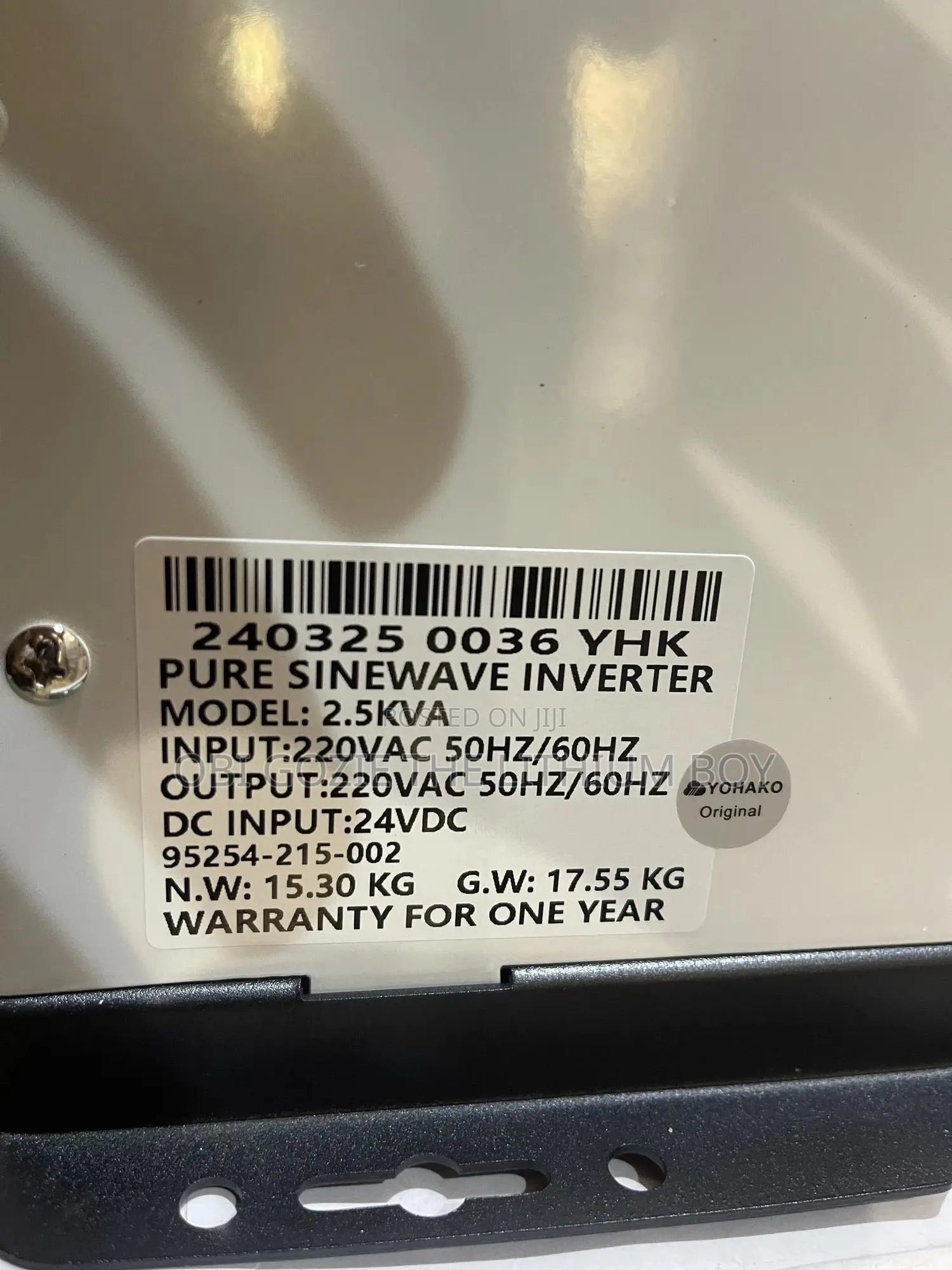 24v 2.5kva Yohako Solar Pure Sine Wave Hybrid Inverter