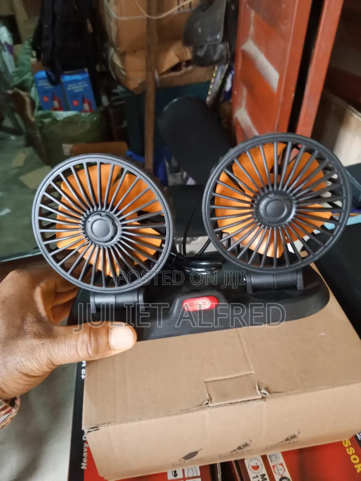 Car Dashboard Fan With 2 Head
