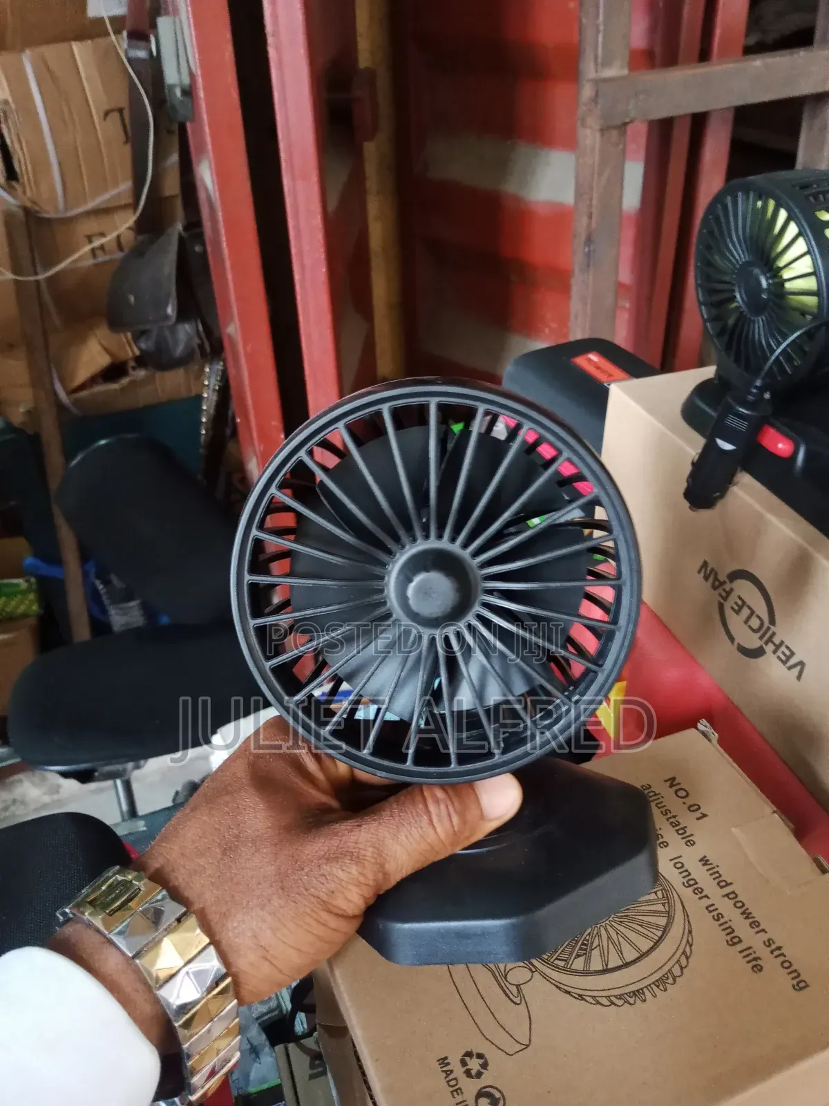 Car Dashboard Fan With 2 Head