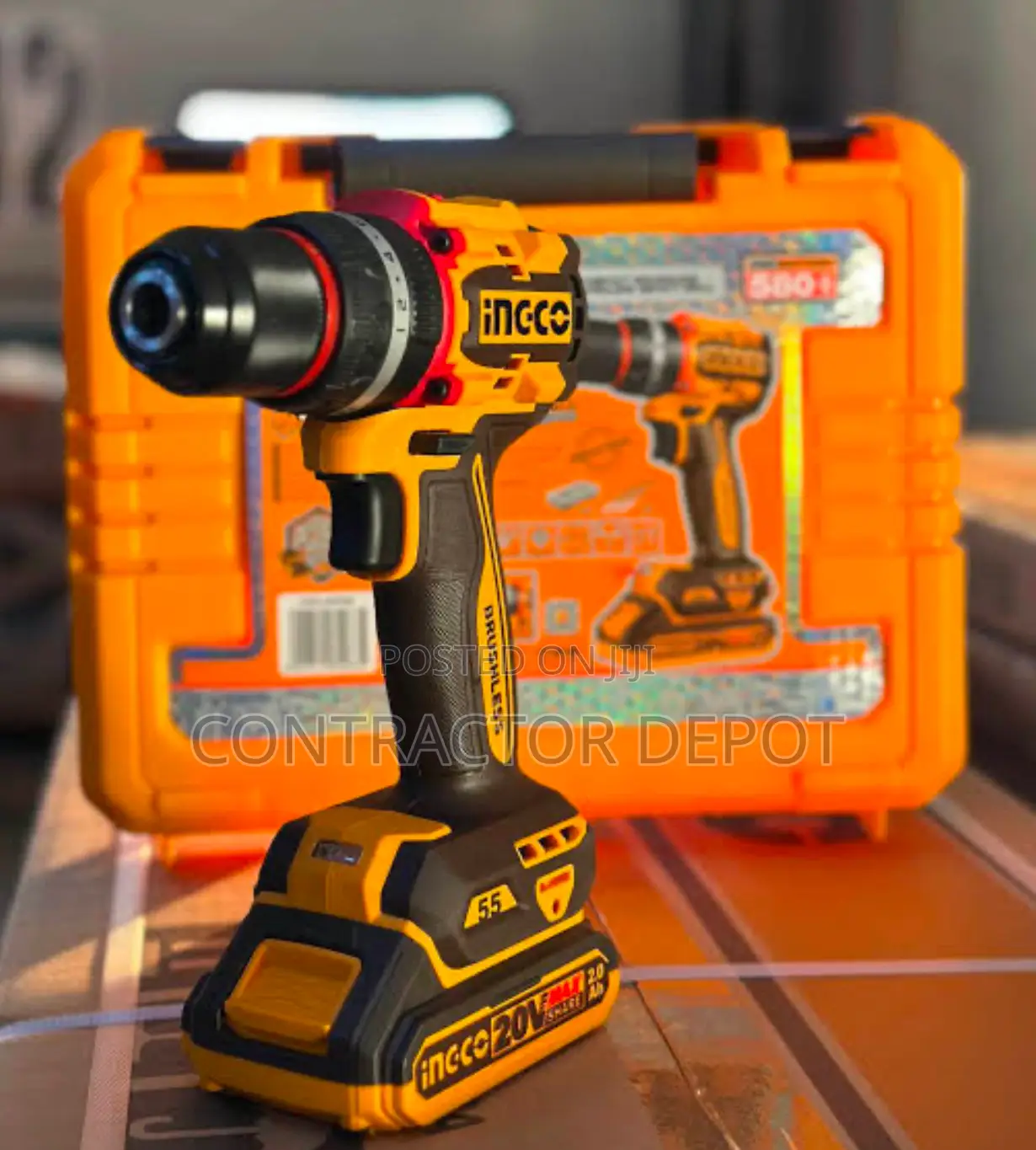Compact Brushless Cordless Impact Drill Ingco 13mm