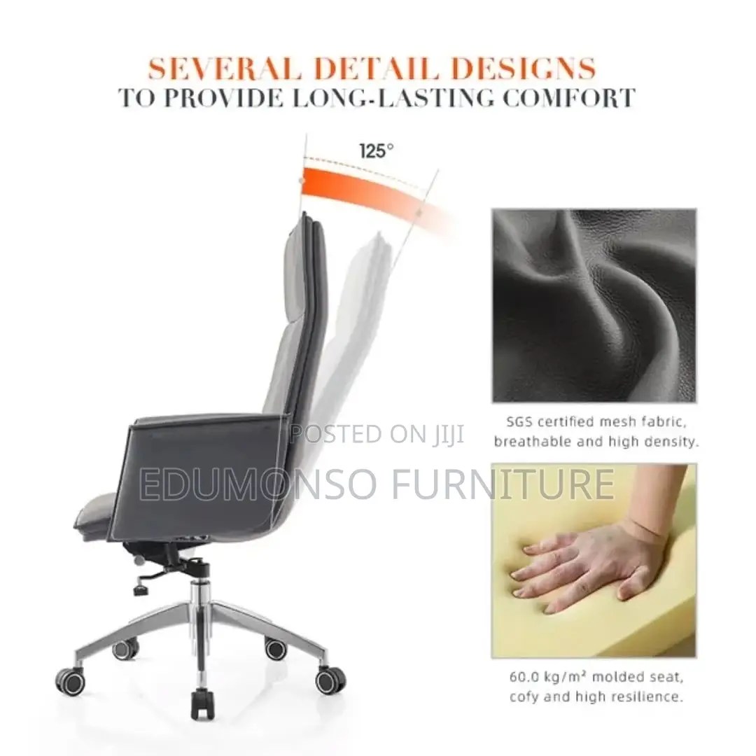 Premium Leather High Back Executive Office Chair