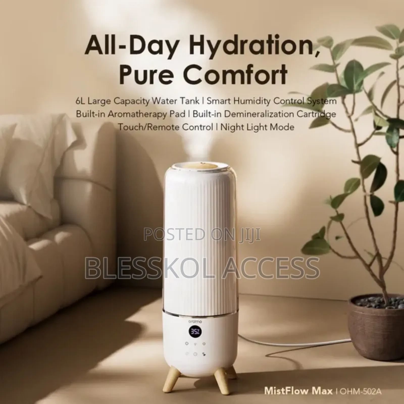 Oraimo Mistflow Max 6l Humidifier