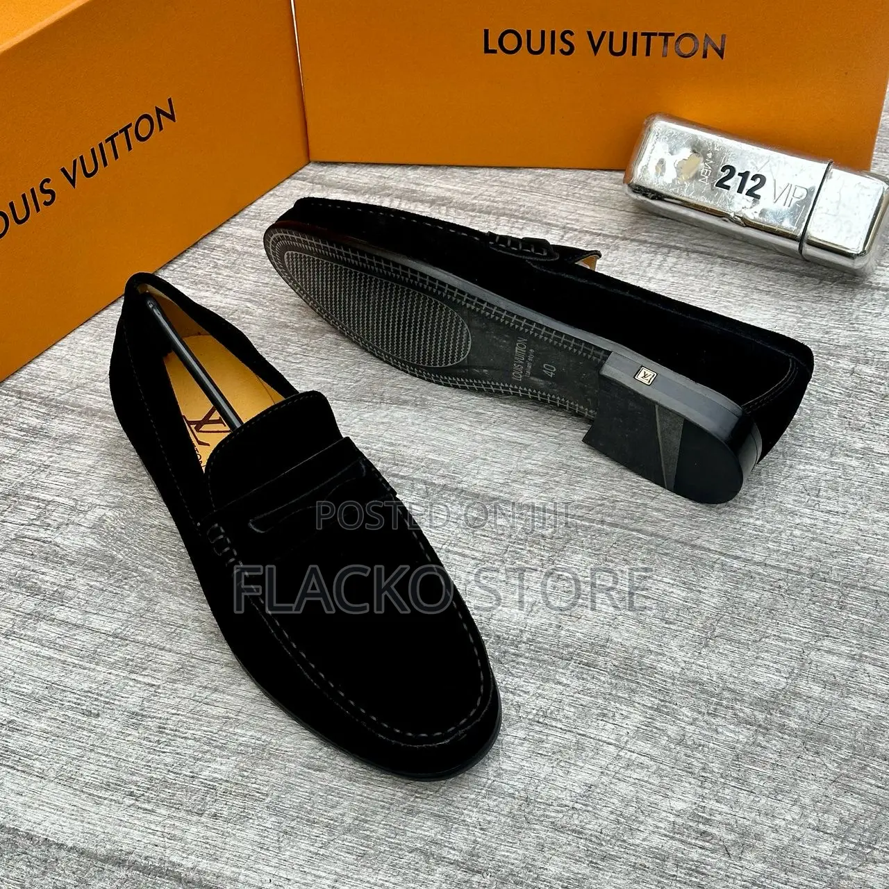 Original Louis Vuitton Loafers Shoes