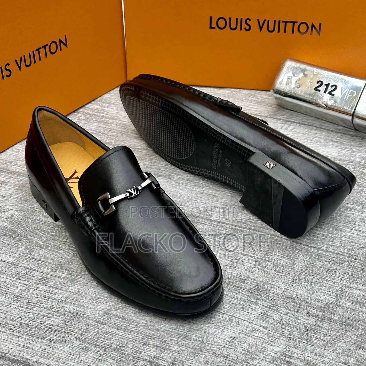Original Louis Vuitton Loafers Shoes