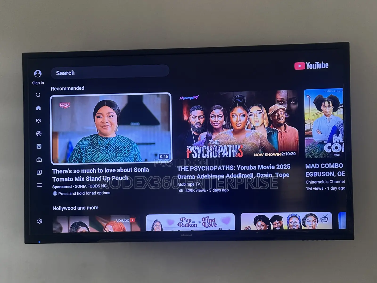 40-Inch Uk Used Very Neat Led Tv for Sale