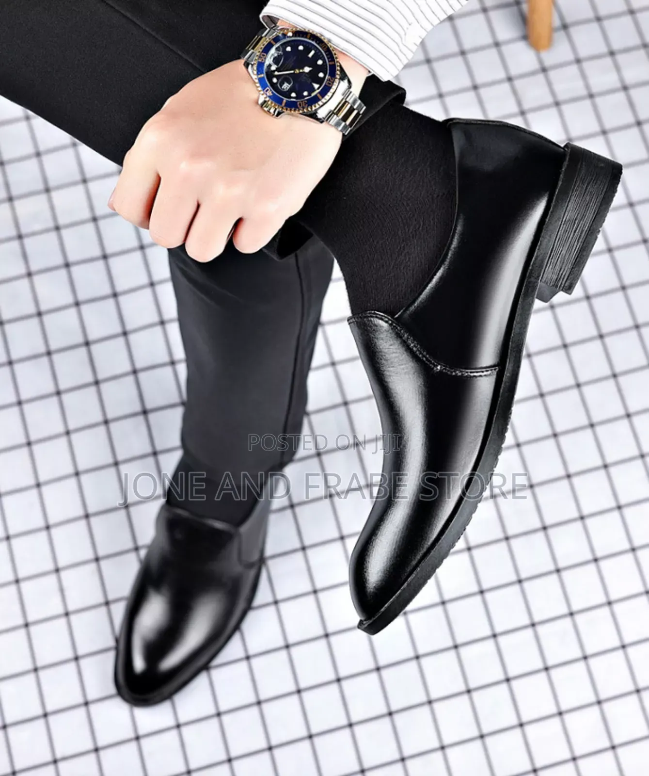 Men Non-Lace Business Corporate Official Casual Shoe