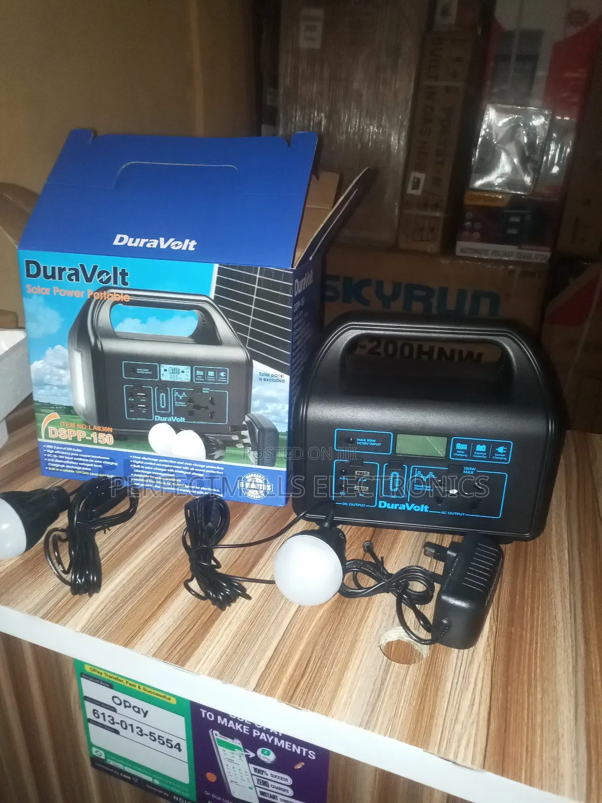 Duravolt 150w Portable Solar Generator DSPP-150