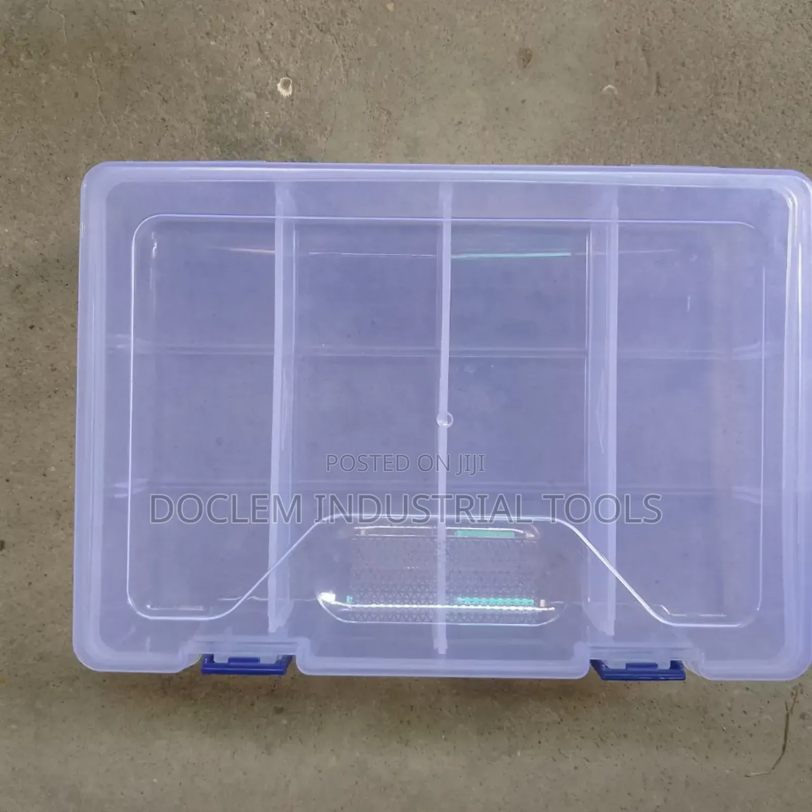 Empty Plastic Box With Demarcation