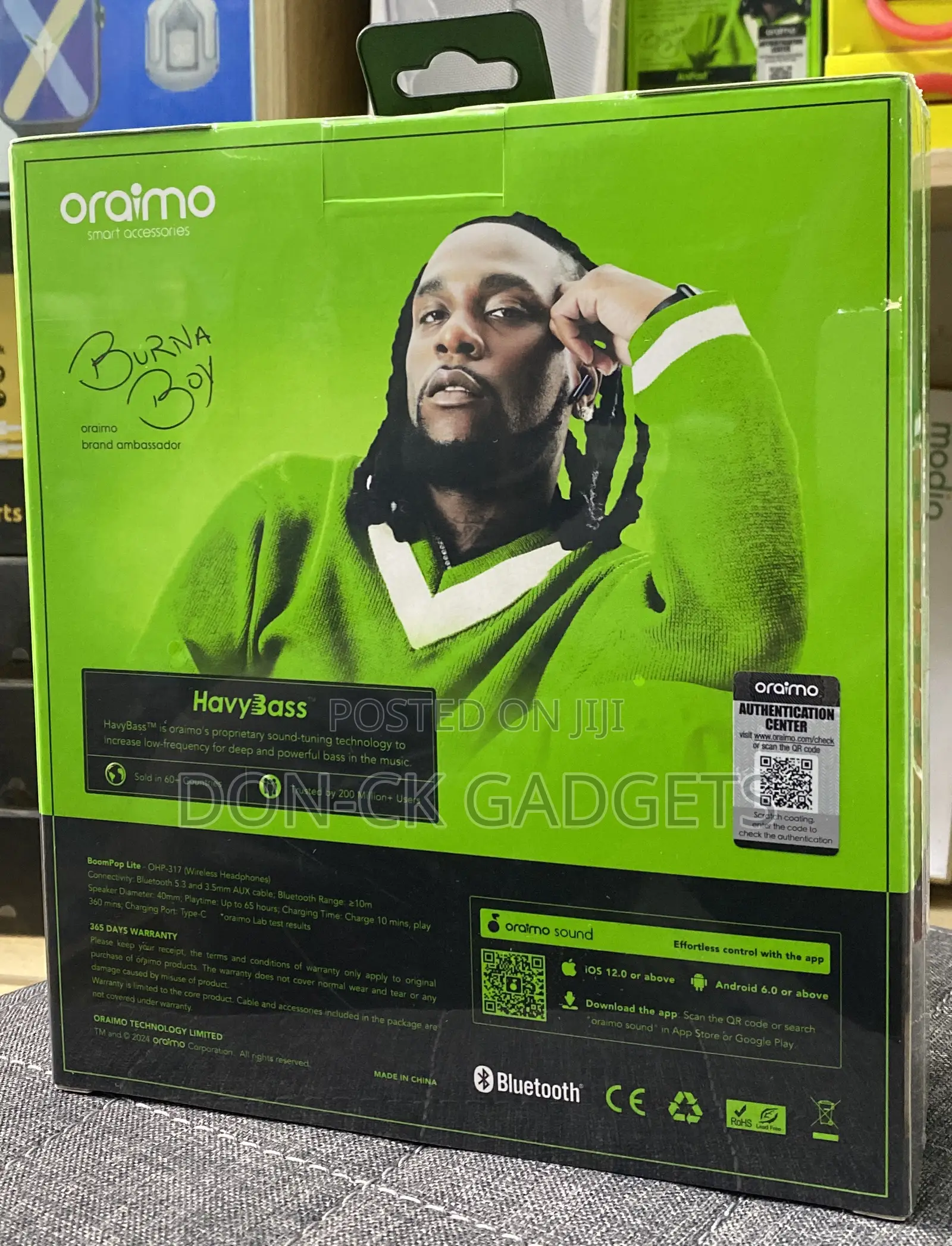 Oraimo Wireless Headset Boompop Lite