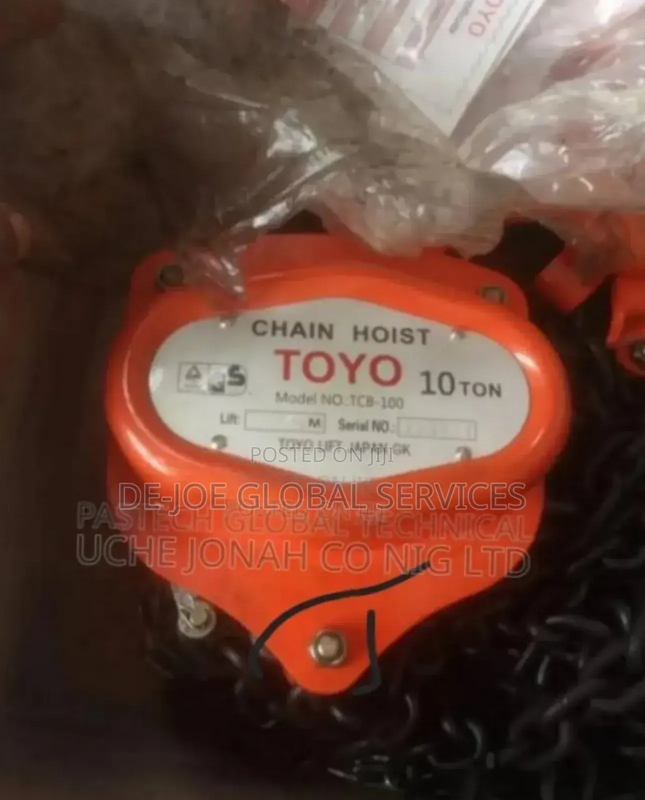 Chain Hoist 10ton By 6mtrs