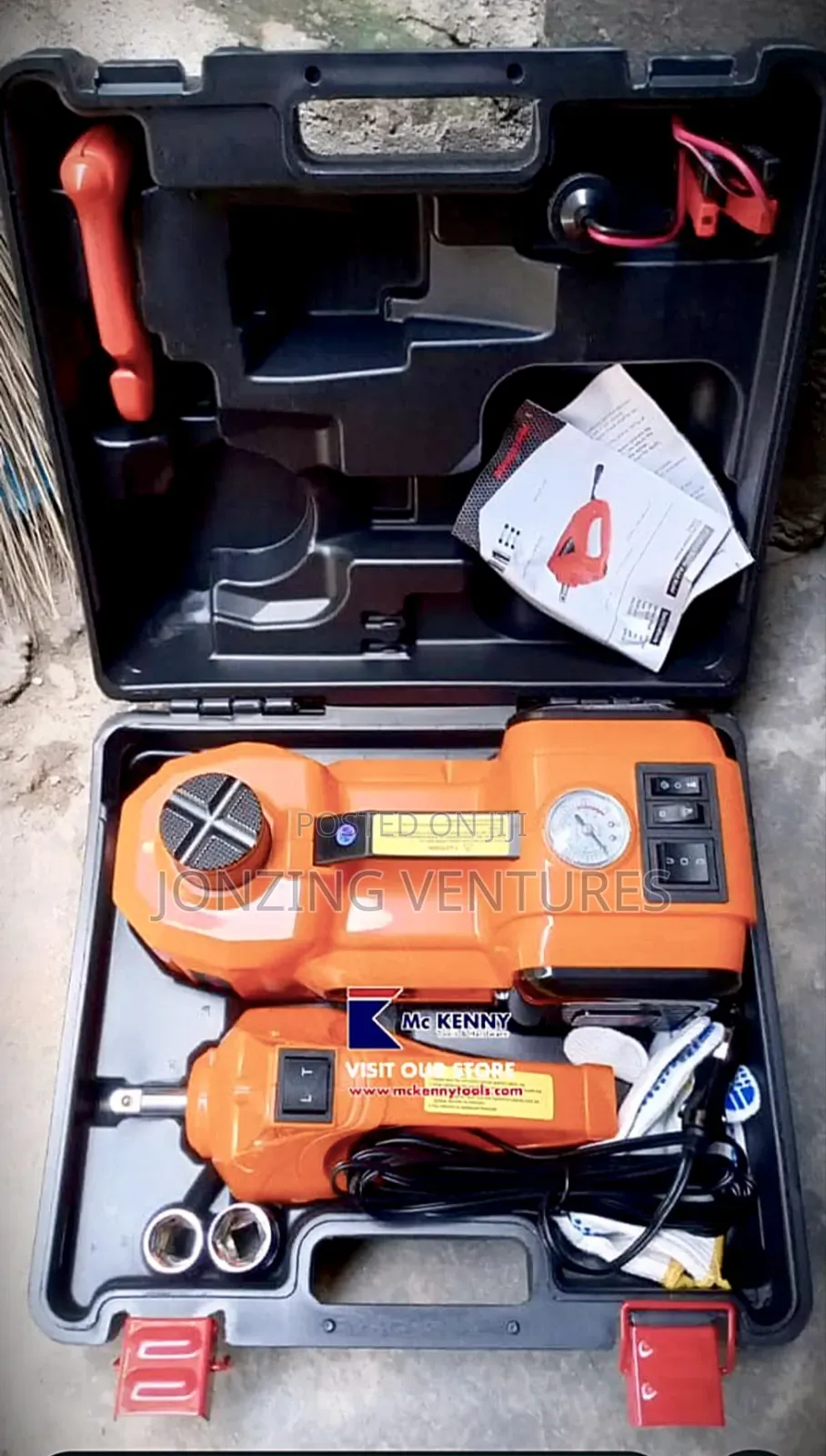 Motorised Car Jack/Wrench/Tyre Inflator