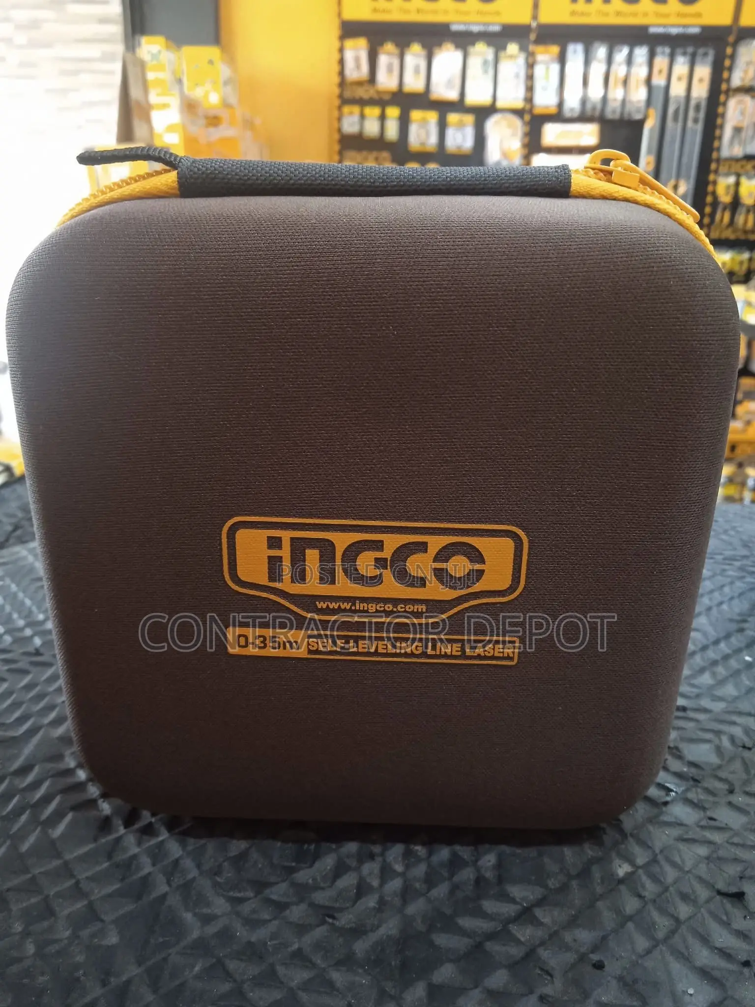 Ingco 2 Line Self Leveling Laser Level 0 to 35m