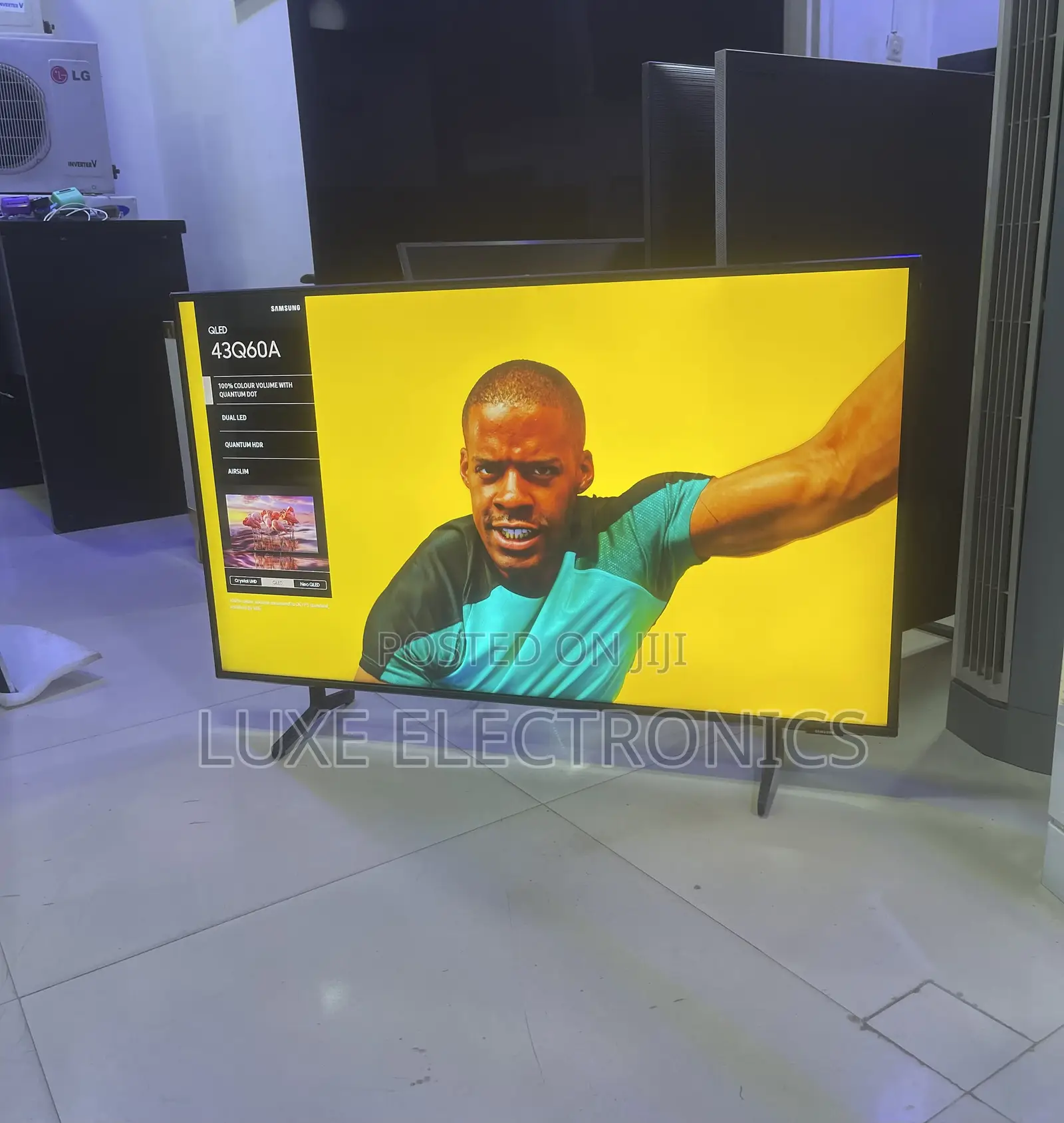 Samsung 43 Inches Frameless Airslim Qled Smart Tv Uk Used