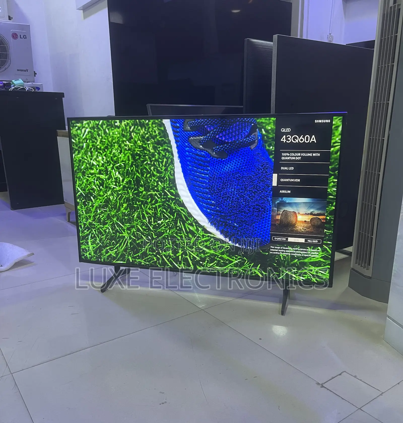 Samsung 43 Inches Frameless Airslim Qled Smart Tv Uk Used