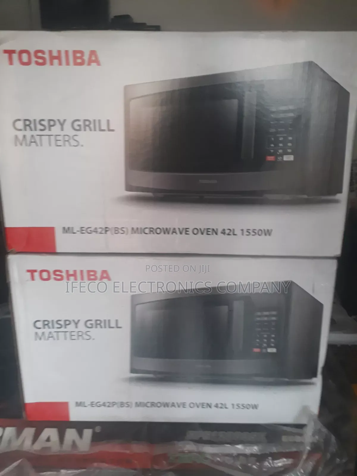 42 Litters Toshiba Microwave With Grill