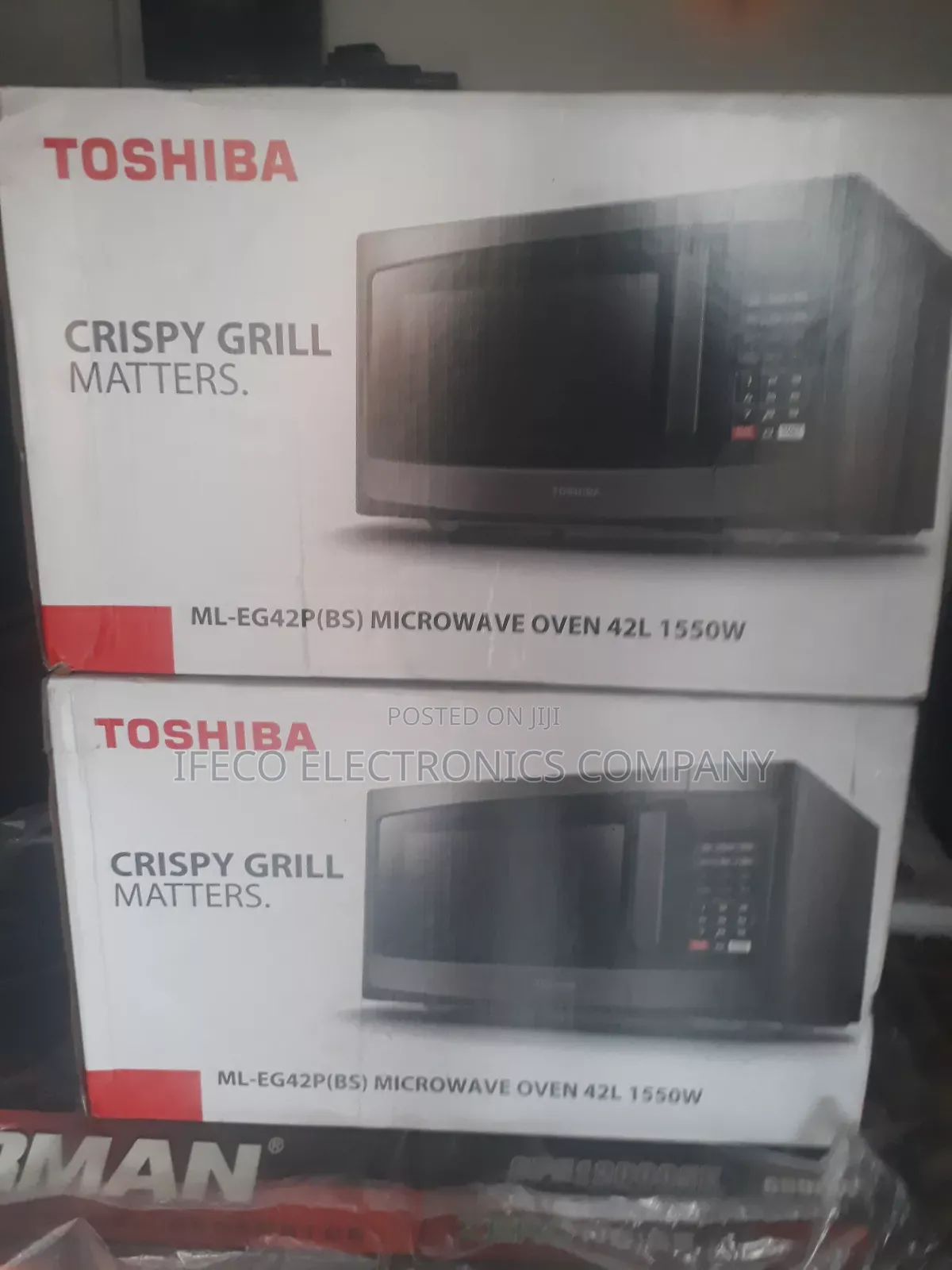 42 Litters Toshiba Microwave With Grill