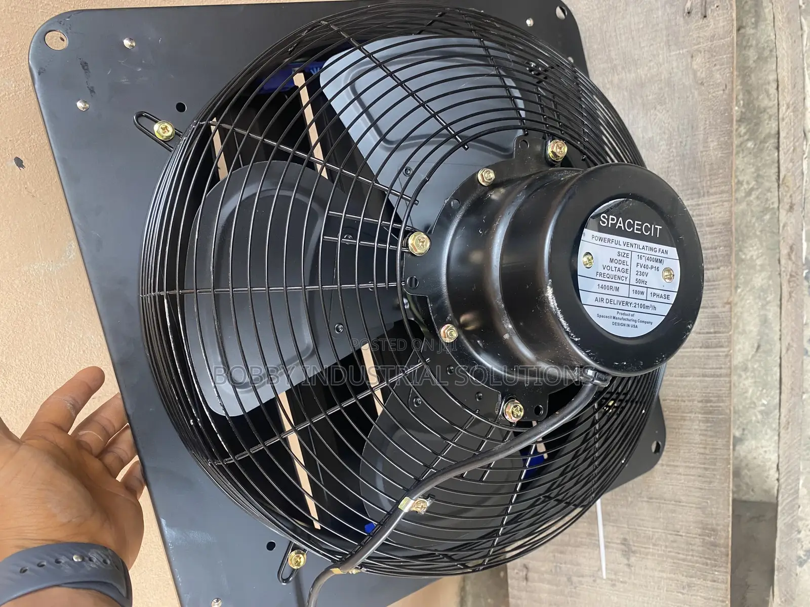 16”Inches Fan With Louvers Extractor Fan Spacecit