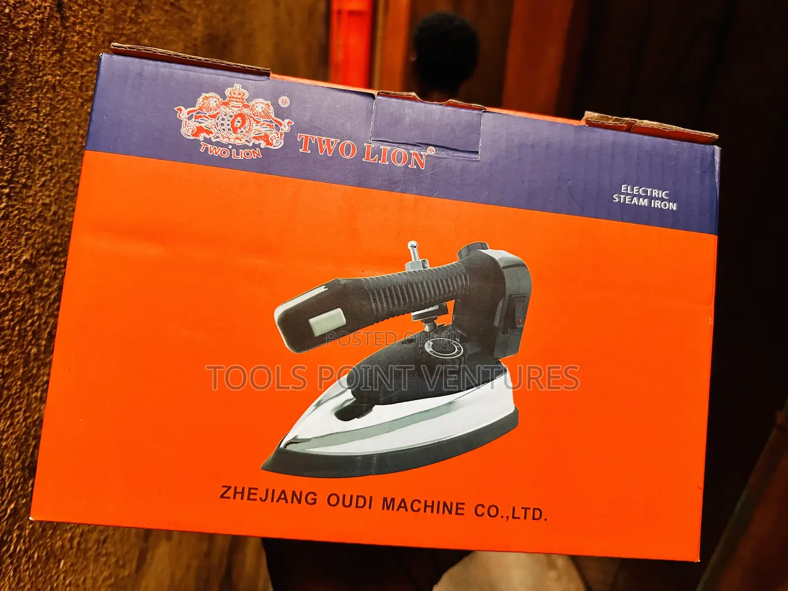 Two Lion Electric Steam Iron
