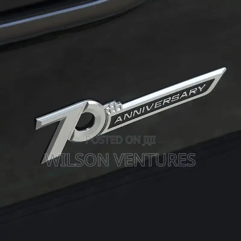 70th Anniversary Logo Emblem for Land Cruiser Prado