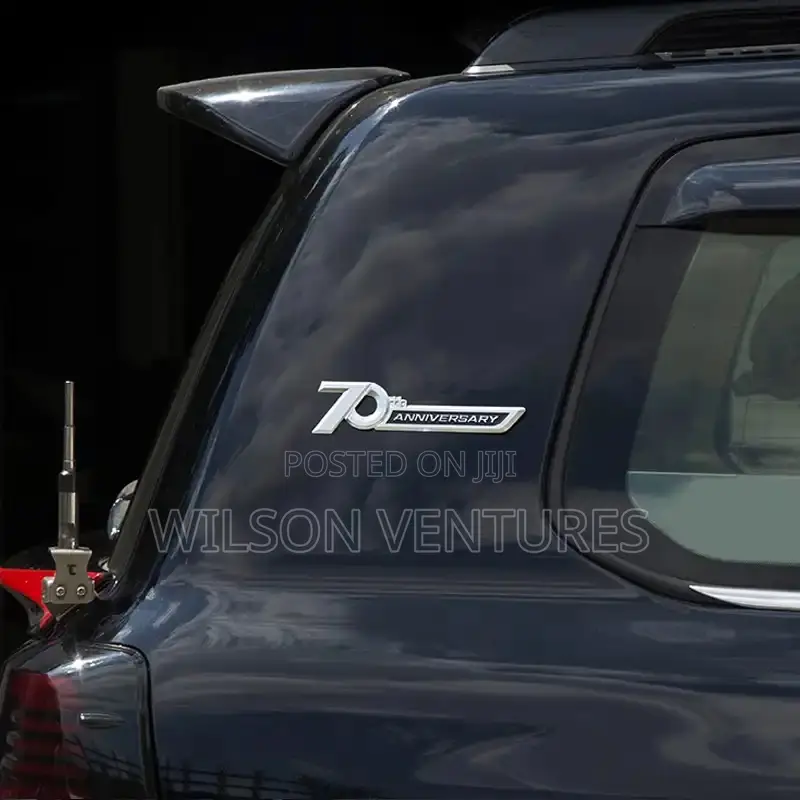 70th Anniversary Logo Emblem for Land Cruiser Prado