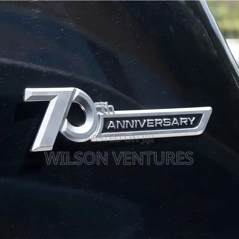 70th Anniversary Logo Emblem for Land Cruiser Prado