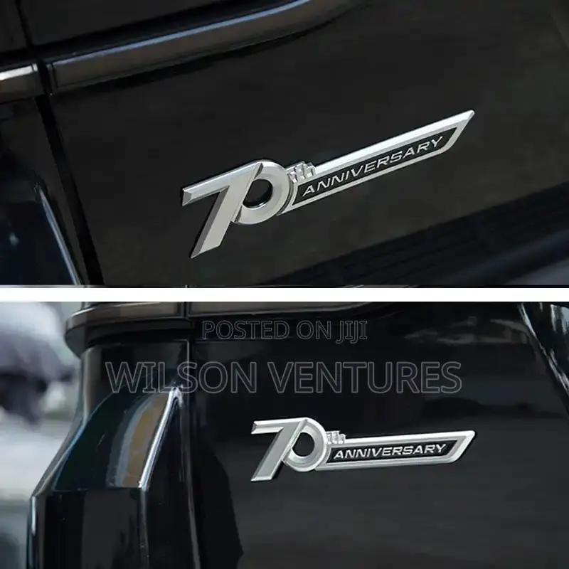 70th Anniversary Logo Emblem for Land Cruiser Prado