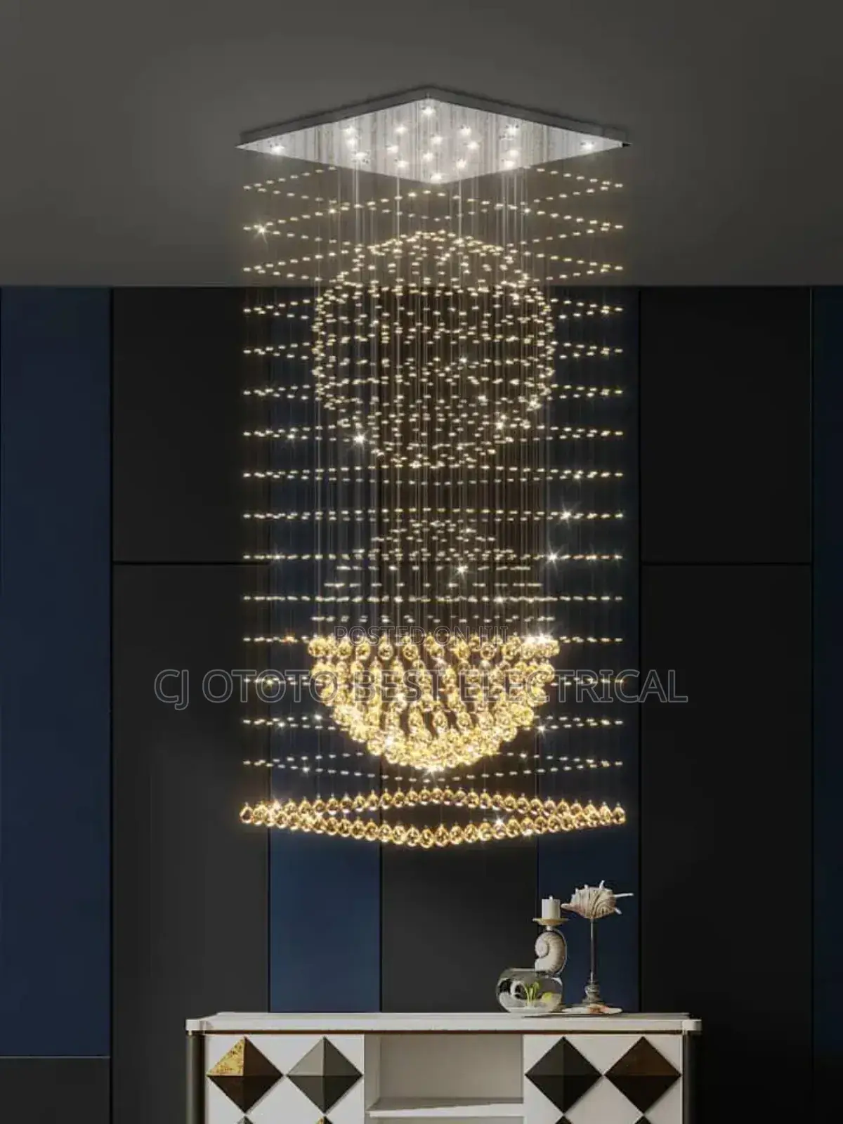 Crystal Luxury Chandelier Light Available as You Seen