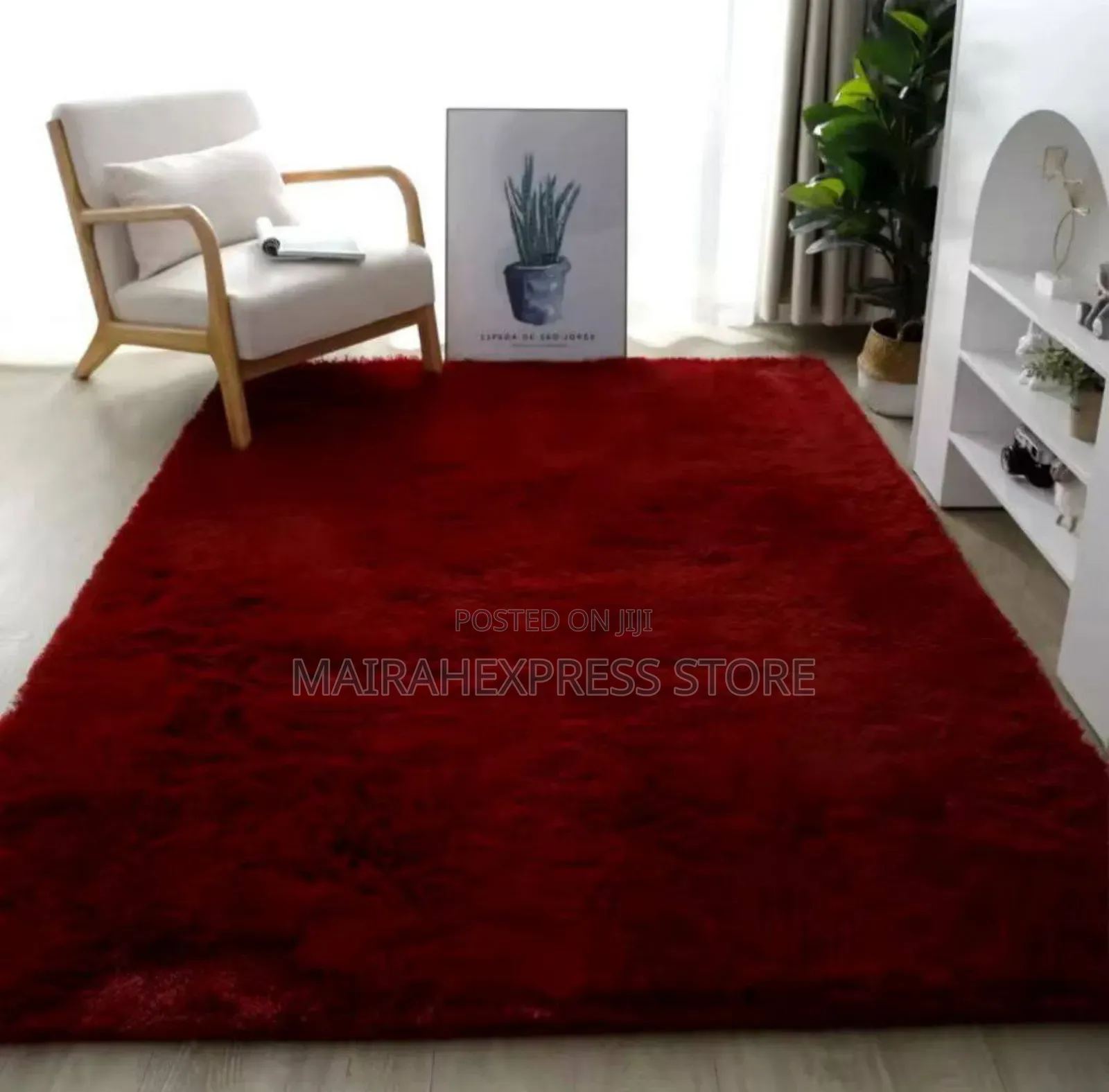 Fur Decorative Center Rug Size 160x230