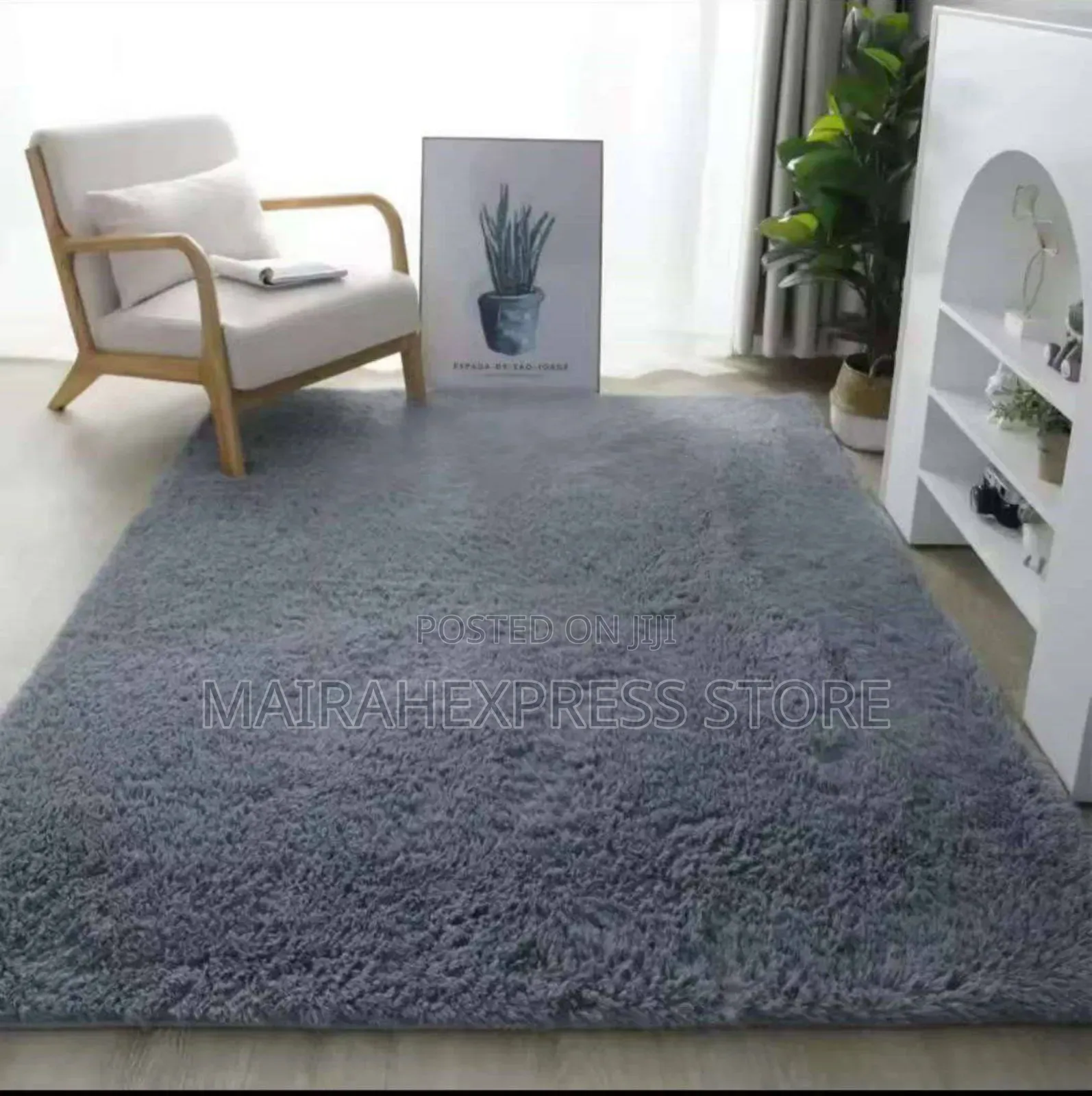Fur Decorative Center Rug Size 160x230