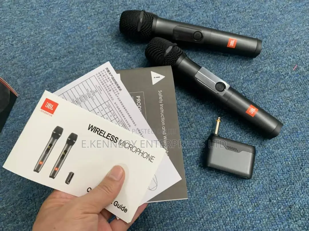 Original JBL Wireless Microphone System With Dual Receiver